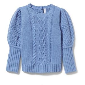 Janie and Jack Blue Cable Knit Sweater